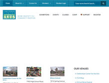 Tablet Screenshot of cheltenhamarts.org